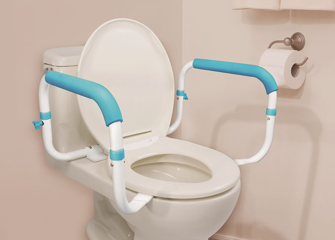 Barre d’appui pour toilette, par AquaSense®