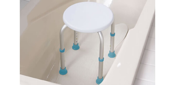 Tabouret pour le bain et pour la douche, par AquaSense®