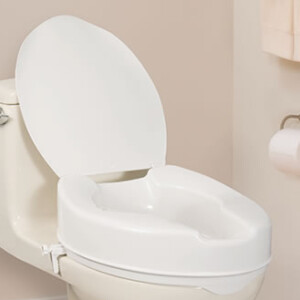 Siège toilette surélevé 2''-6'' Aquateca 900 à bras/couvercle