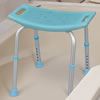 Adjustable Bath Seat without Back, by AquaSense®, Blue