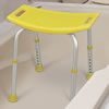 Adjustable Bath Seat without Back, by AquaSense®, Yellow
