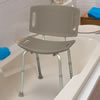 Adjustable Bath Seat with Back, by AquaSense®, Taupe
