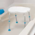 Sièges de bain ergonomiques, sans dossier, par AquaSense®