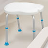 Bath Seat without Backrest, with Ergonomic Shape, by AquaSense®, White
