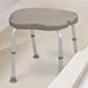 Bath Seat without Backrest, with Ergonomic Shape, by AquaSense®, Pebble