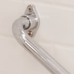 Knurled Chrome Grab Bars with Rotating Flanges, by AquaSense®