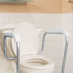 Adjustable Toilet Safety Rails, by AquaSense®