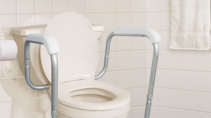 AquaSense Adjustable Toilet Safety Rails