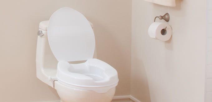Raised Toilet Seats with Lid, by AquaSense®