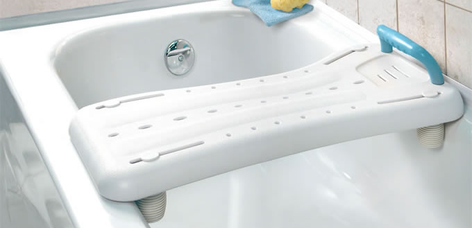 Planche de bain avec poignée, par AquaSense®